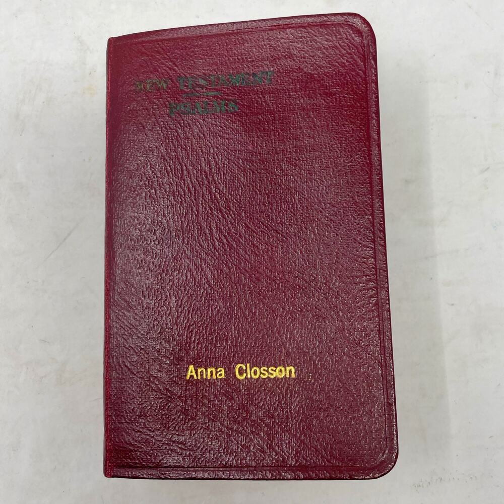 Mini New Testament  & Psalms Bible Scriptures KJV 1936